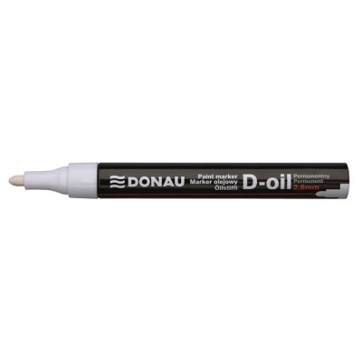 Lakkmarker, 2,8 mm, M, DONAU "D-oil", fehér