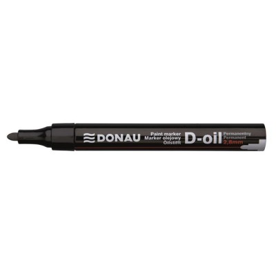 Lakkmarker, 2,8 mm, M, DONAU "D-oil", fekete