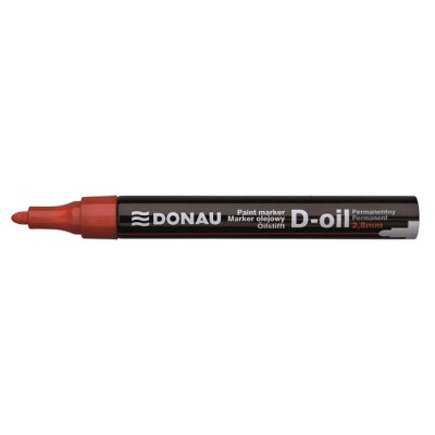 Lakkmarker, 2,8 mm, M, DONAU "D-oil", piros