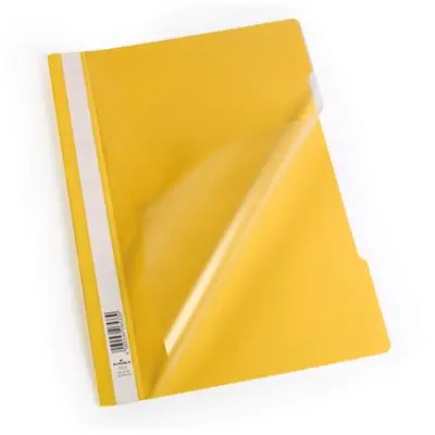 Gyorsfűző, PP, A4, DURABLE "Economy", sárga