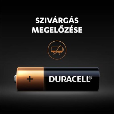 Elem, AA ceruza, 10 db, DURACELL "Basic"