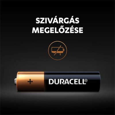 Elem, AAA mikro, 10 db, DURACELL "Basic"