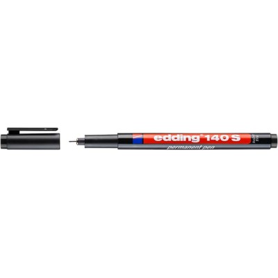 Alkoholos marker, OHP, 0,3 mm, EDDING "140 S", fekete