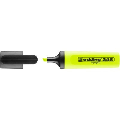 Szövegkiemelő, 2-5 mm, EDDING "345", sárga