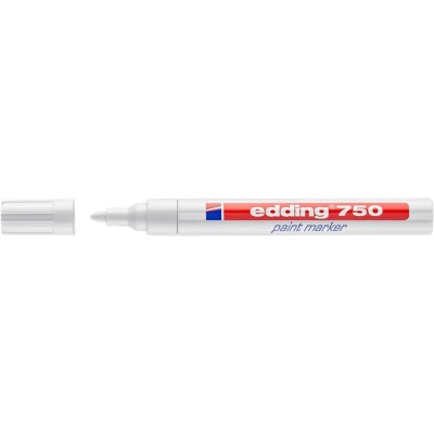 Lakkmarker, 2-4 mm, EDDING "750", fehér