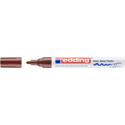 Lakkmarker, 2-4 mm, EDDING "750", barna