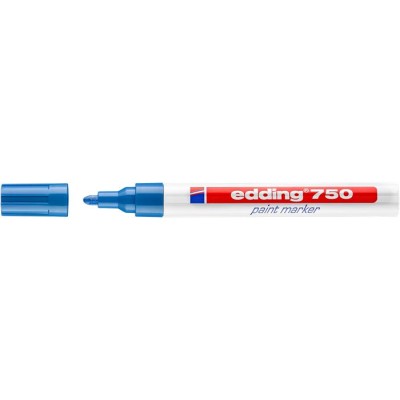 Lakkmarker, 2-4 mm, EDDING "750", sötétkék