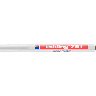 Lakkmarker, 1-2 mm, EDDING "751", fehér