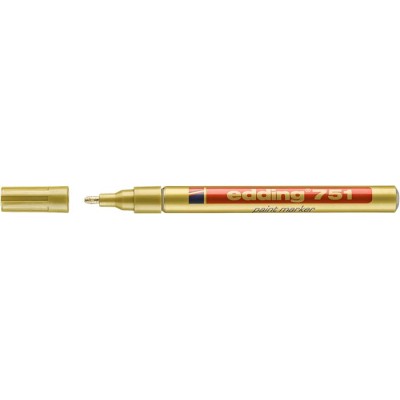 Lakkmarker, 1-2 mm, EDDING "751", arany