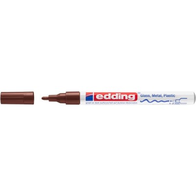 Lakkmarker, 1-2 mm, EDDING "751", barna