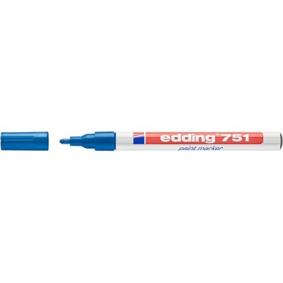 Lakkmarker, 1-2 mm, EDDING "751", sötétkék