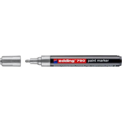 Lakkmarker, 2-3 mm, EDDING "790", ezüst