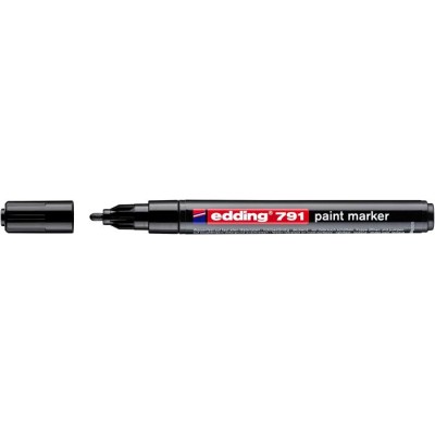 Lakkmarker, 1-2 mm, EDDING "791", fekete