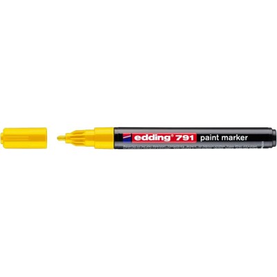 Lakkmarker, 1-2 mm, EDDING "791", sárga