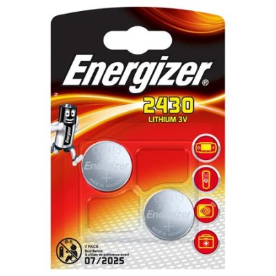 Gombelem, líthium, CR2430, 2 db, ENERGIZER