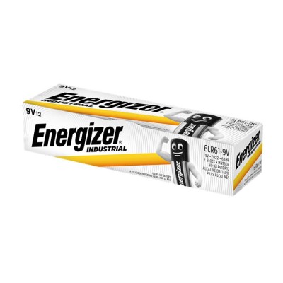 Elem, 9V, 12 db, ENERGIZER "Alkaline Power Industrial"