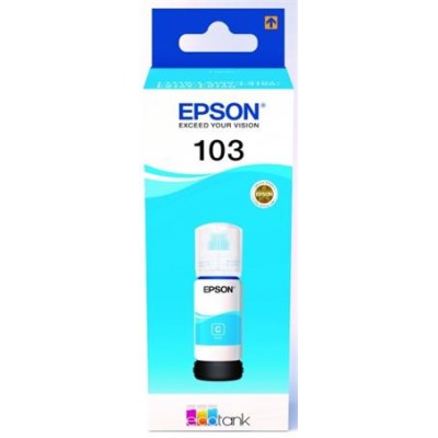 T00S24A Tinta EcoTank L3110, L3150, L1110 nyomtatókhoz, EPSON 103, cián, 65 ml