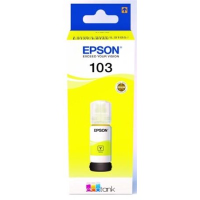 T00S44A Tinta EcoTank L3110, L3150, L1110 nyomtatókhoz, EPSON 103, sárga, 65 ml