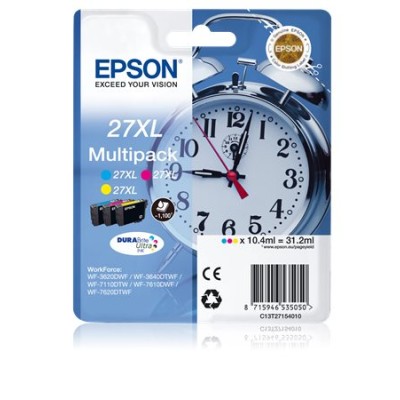 T27154010 Tintapatron multipack Workforce 3620DWF,7110DTW nyomtatóhoz, EPSON, c+m+y,31,2 ml