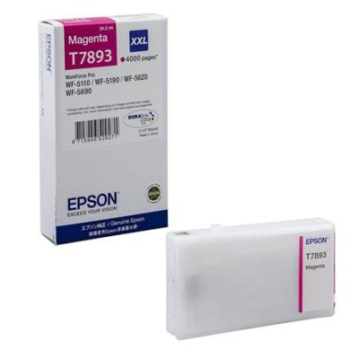 C13T789340 Tintapatron WF-5110DW, WF-5190DW nyomtatókhoz, EPSON, magenta, 34,2ml