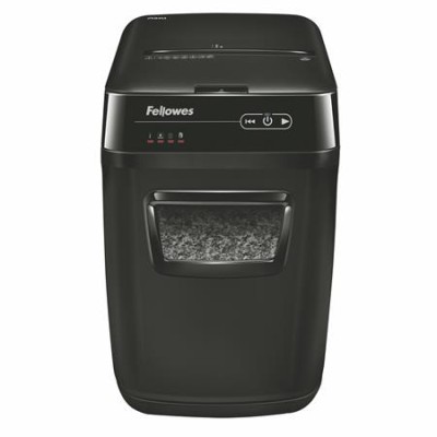 Iratmegsemmisítő, mikrokonfetti, 200 lap, FELLOWES "AutoMax™ 200M"