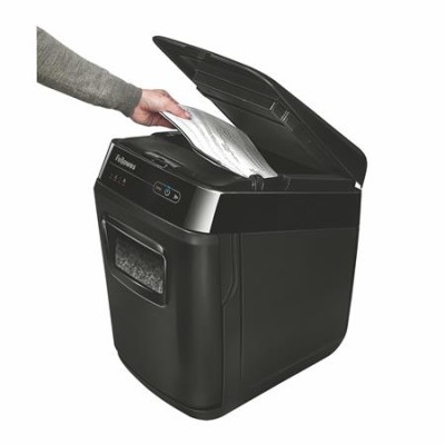 Iratmegsemmisítő, mikrokonfetti, 200 lap, FELLOWES "AutoMax™ 200M"