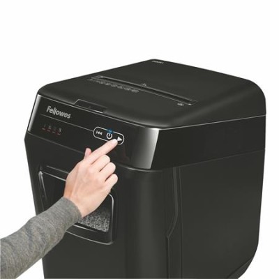 Iratmegsemmisítő, mikrokonfetti, 200 lap, FELLOWES "AutoMax™ 200M"