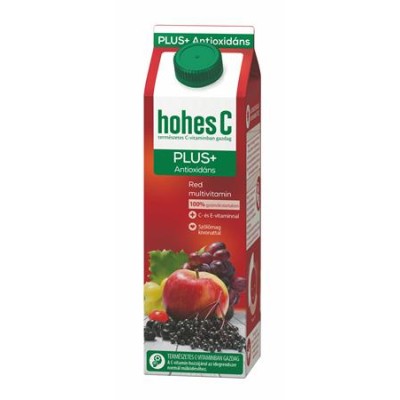 Gyümölcslé, 100%, 1 l, HOHES C, red multivitamin