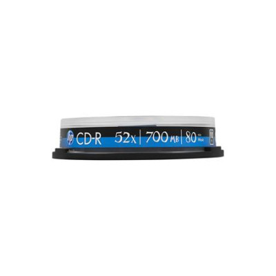 CD-R lemez, 700MB, 52x, 10 db, hengeren, HP