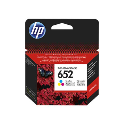 F6V24AE Tintapatron Deskjet Ink Advantage 1115 nyomtatókhoz, HP 652, színes, 200 oldal