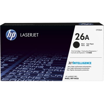 CF226A Lézertoner LaserJet Pro M402, 426 nyomtatókhoz, HP 26A, fekete, 3,1k