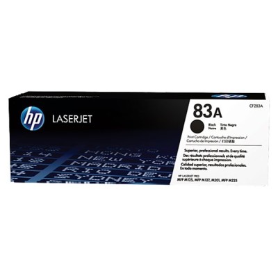 CF283A Lézertoner LaserJet Pro M125, M126, M127, M128 nyomtatókhoz, HP 83A, fekete, 1,5k