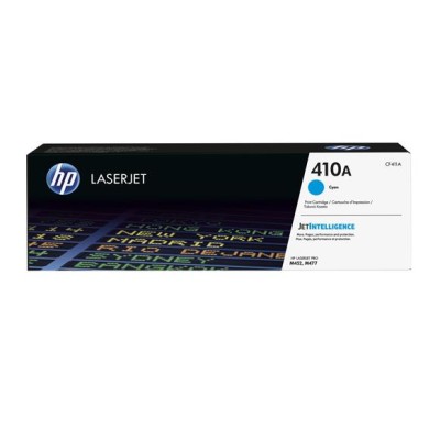 CF411A Lézertoner ColorLaserJet M452/477 nyomtatókhoz, HP 410A, cián, 2,3k