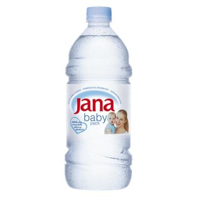 Ásványvíz, szénsavmentes,  JANA, 1 l, "Baby Pack"