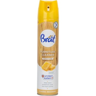 Felülettisztító, spray, 0,35 l, "Brait Classic", méhviaszos