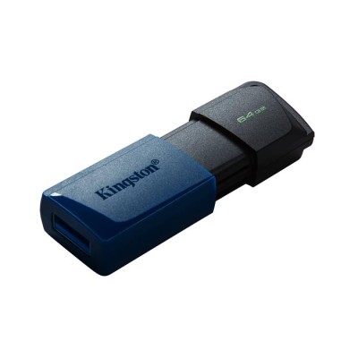 Pendrive, 64GB, USB 3.2, KINGSTON "Exodia M", fekete-kék
