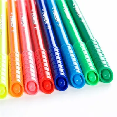 Filctoll készlet, kimosható, KORES "Korellos", 24 különböző szín