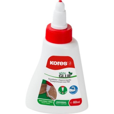 Hobbiragasztó, 60 ml, KORES "White Glue"