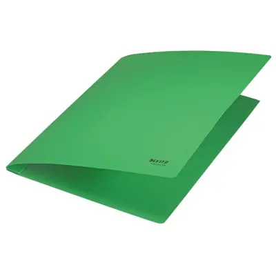 Gyorsfűző, A4, karton, LEITZ "Recycle", zöld
