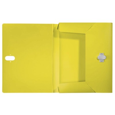 Iratvédő mappa, 38 mm, PP, A4, LEITZ "Recycle", sárga