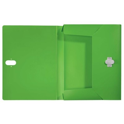 Iratvédő mappa, 38 mm, PP, A4, LEITZ "Recycle", zöld