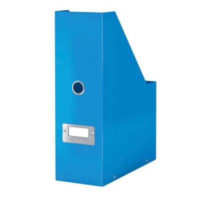 Iratpapucs, PP/karton, 95 mm, LEITZ "Click&Store", kék