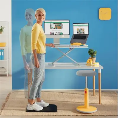 Laptop állvány, LEITZ "Ergo Cosy", melegsárga