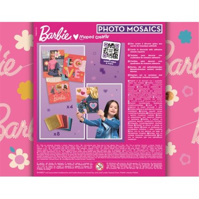 Mozaikos képkészítő készlet, MAPED CREATIV "Barbie"