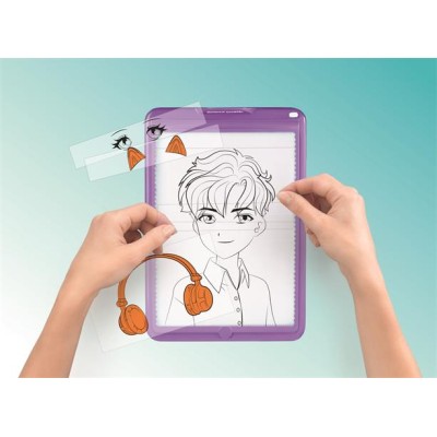 Kreatív készségfejlesztő rajzkészlet, MAPED CREATIV "Avatar Tablet Manga"