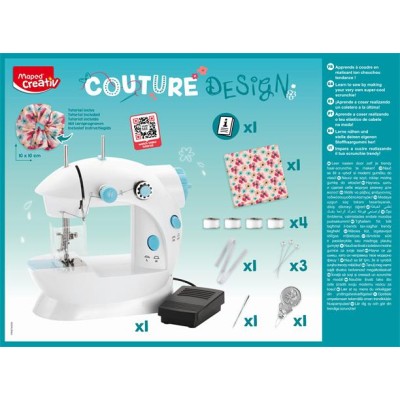 Játék varrógép készlet, MAPED CREATIV "Couture Design"