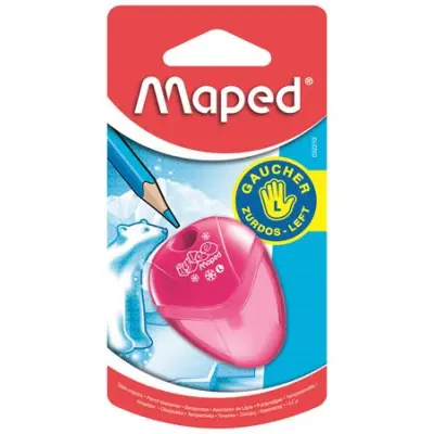 Hegyező, egylyukú, tartályos, balkezes, MAPED "I-Gloo", vegyes színek