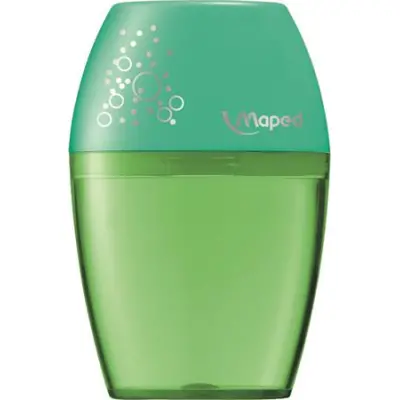 Hegyező, egylyukú, tartályos, MAPED "Shaker", vegyes színek