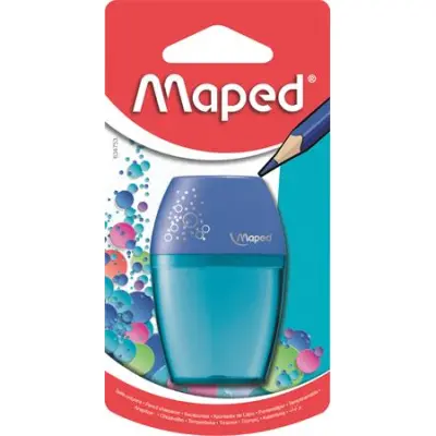 Hegyező, egylyukú, tartályos, MAPED "Shaker", vegyes színek