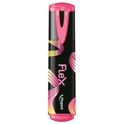 Szövegkiemelő készlet, 1-5 mm, MAPED "Fluo Peps Flex", 4 különböző szín